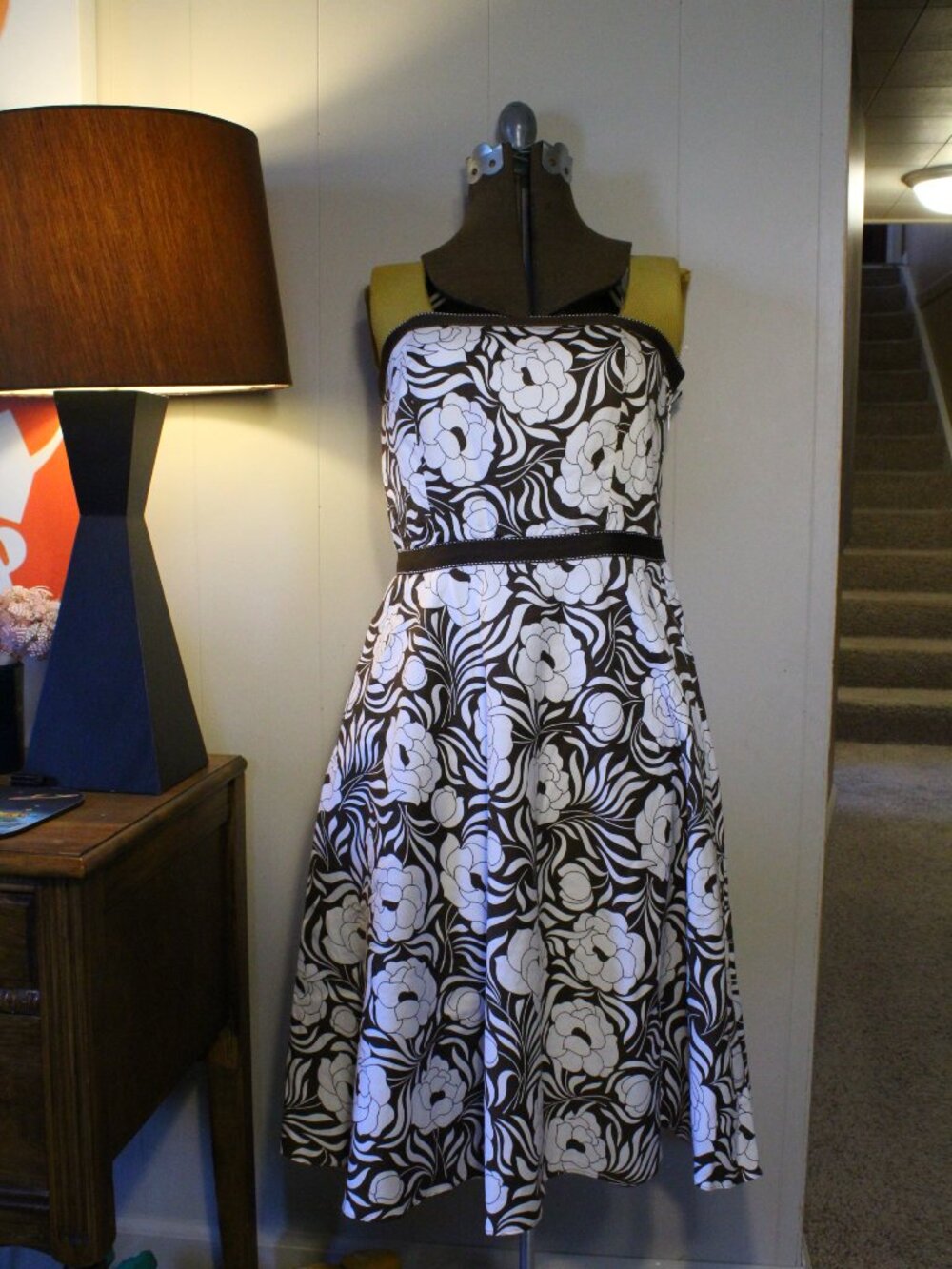 Ann Taylor Brown Floral Dress